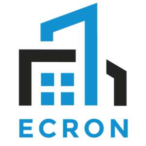 Ecron Construction logo – trusted company for services in construction, extensions, and refurbishments in London and Surrey.