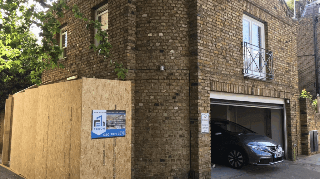 Refurbishment in Kensington, Pembroke Square, London